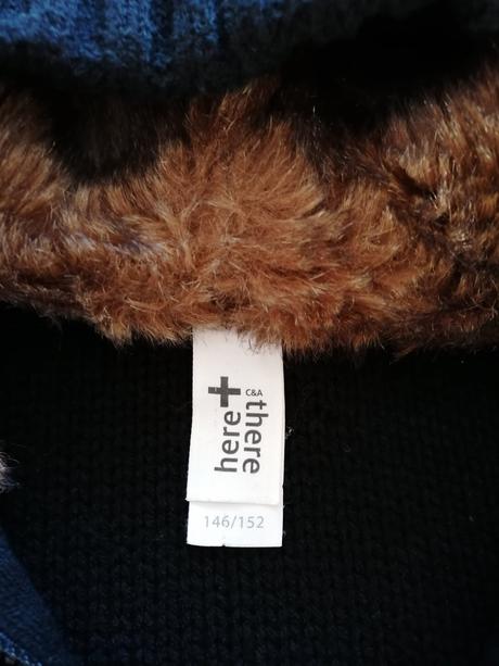 Dievčenský pletený sveter, c&a,152