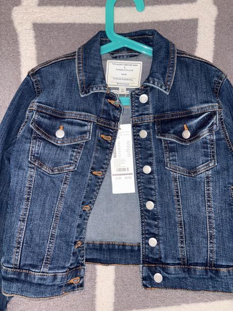 Rifľová bunda tom tailor v.128 s visačkou, tom tailor,128