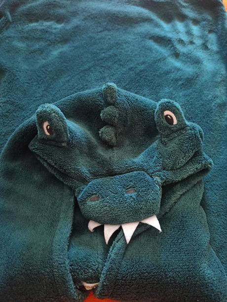 Mikina, hrubšia, krokodíl, nosena, 158