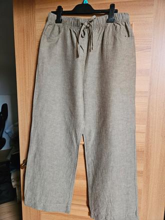 Nohavice s obsahom ľanu h&m, h&m,m