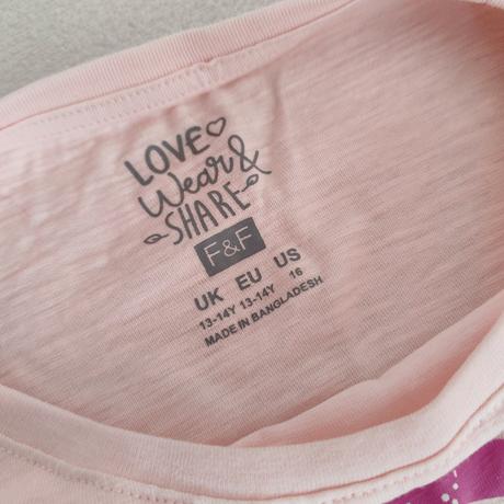 Tričko s motýľom, f&f,164