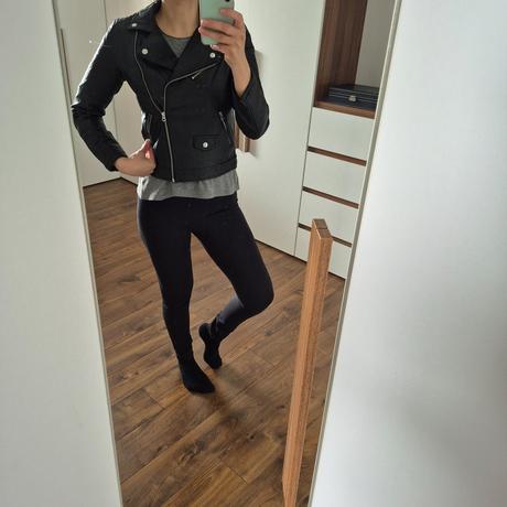 Bunda koženka, c&a,158