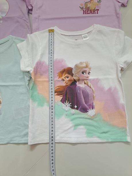 Tričká frozen 2ks, h&m,110