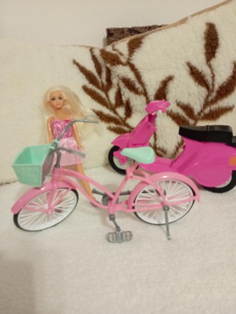Barbie skúter a bicykel, 