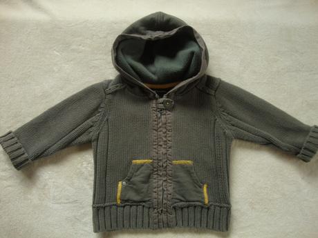 Pleteny sveter s kapucnou (12-18 mths), next,86