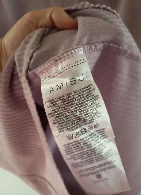 Svetlofialové teplé šaty amisu, amisu,s