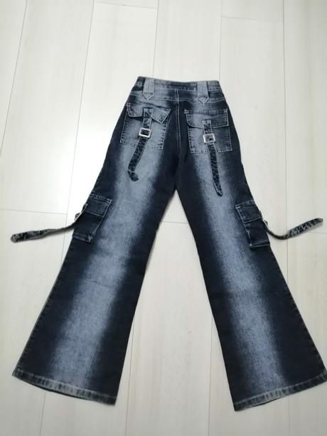 Rifle pre dievčatka modré vel. 134/140, 134