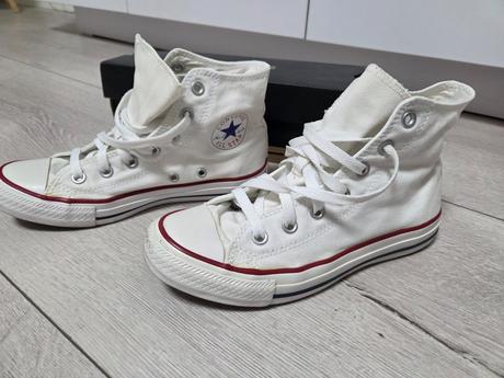Biele tenisky, converse,37