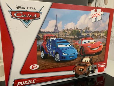 Puzzle, dino, cars, auta v parizi, 300xl dielikov, 