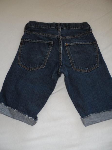 Rifľové šortky, h&m,134
