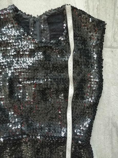 Luxus čierne flitr. šaty love&lemonade,vs-m,pružn, m