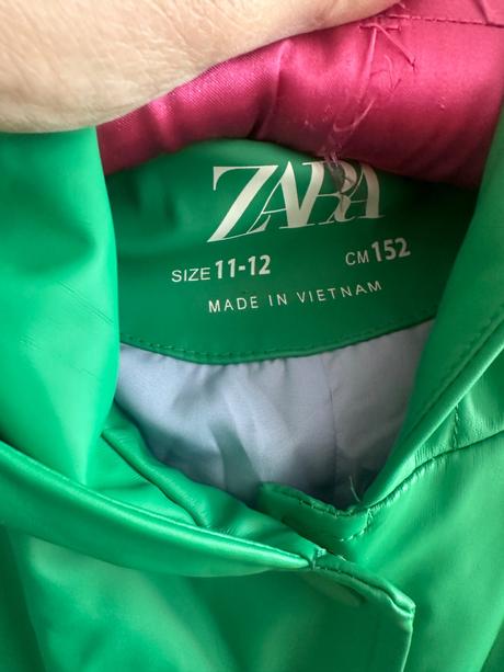 Zara gumená parka 152, zara,152