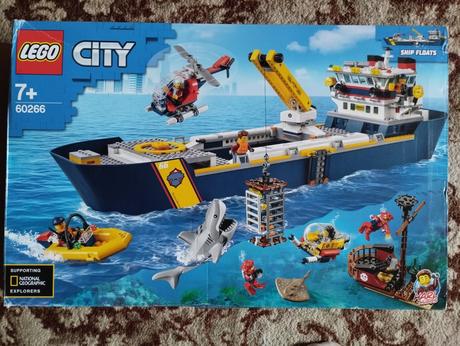 Lego city 60266 - oceanska prieskumna lod, 
