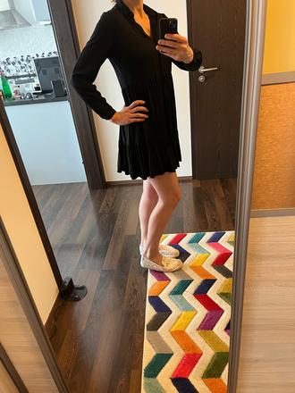 Mini saty s dlhym rukavom vila, s