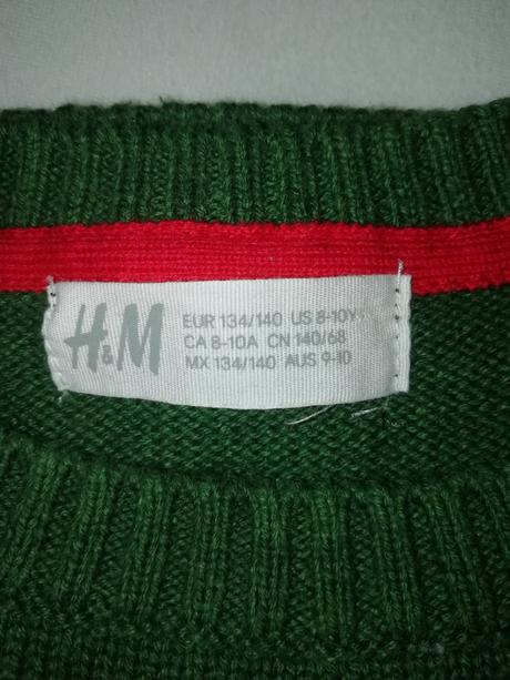 Krásny svetrík s filtrami, h&m,140