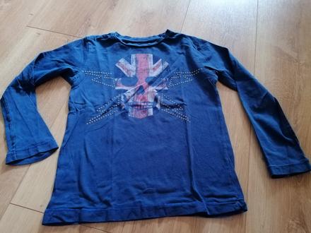 Modré tričko, zara,110