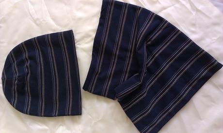 Čiapka +nakrčnik suprava set, 98