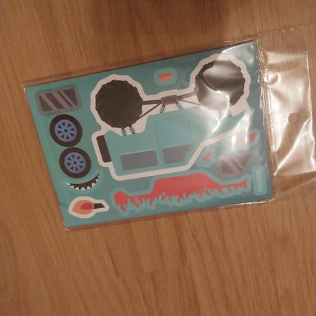 Nalepky 8ks harkov sportove auta, 