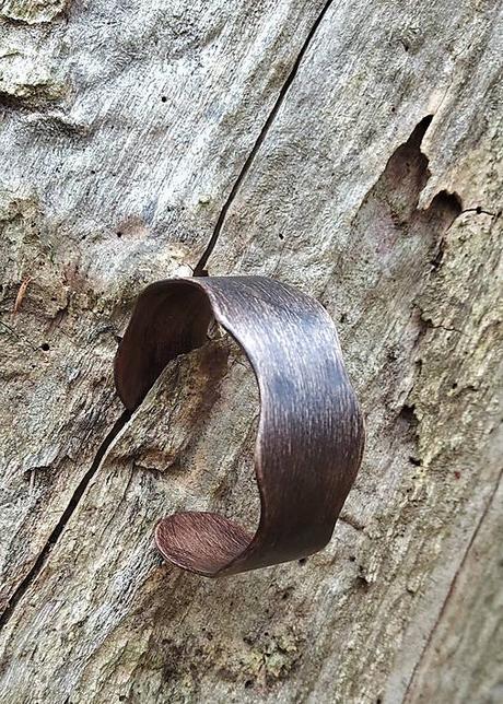 Drevený náramok - čokoládový, karamelový, 