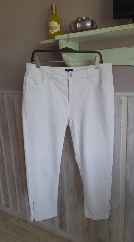 Biele  nohavice laura toreli, 46