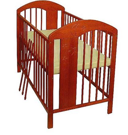 Postieľka klups radek vii - teak, 60,120