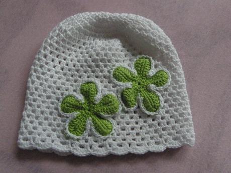 Hackovane ciapky pre rocne dietatko, 68 / 74 / 80