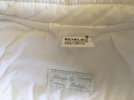 Prekrásna bundička, veľkosť 68-74, richelieu,74