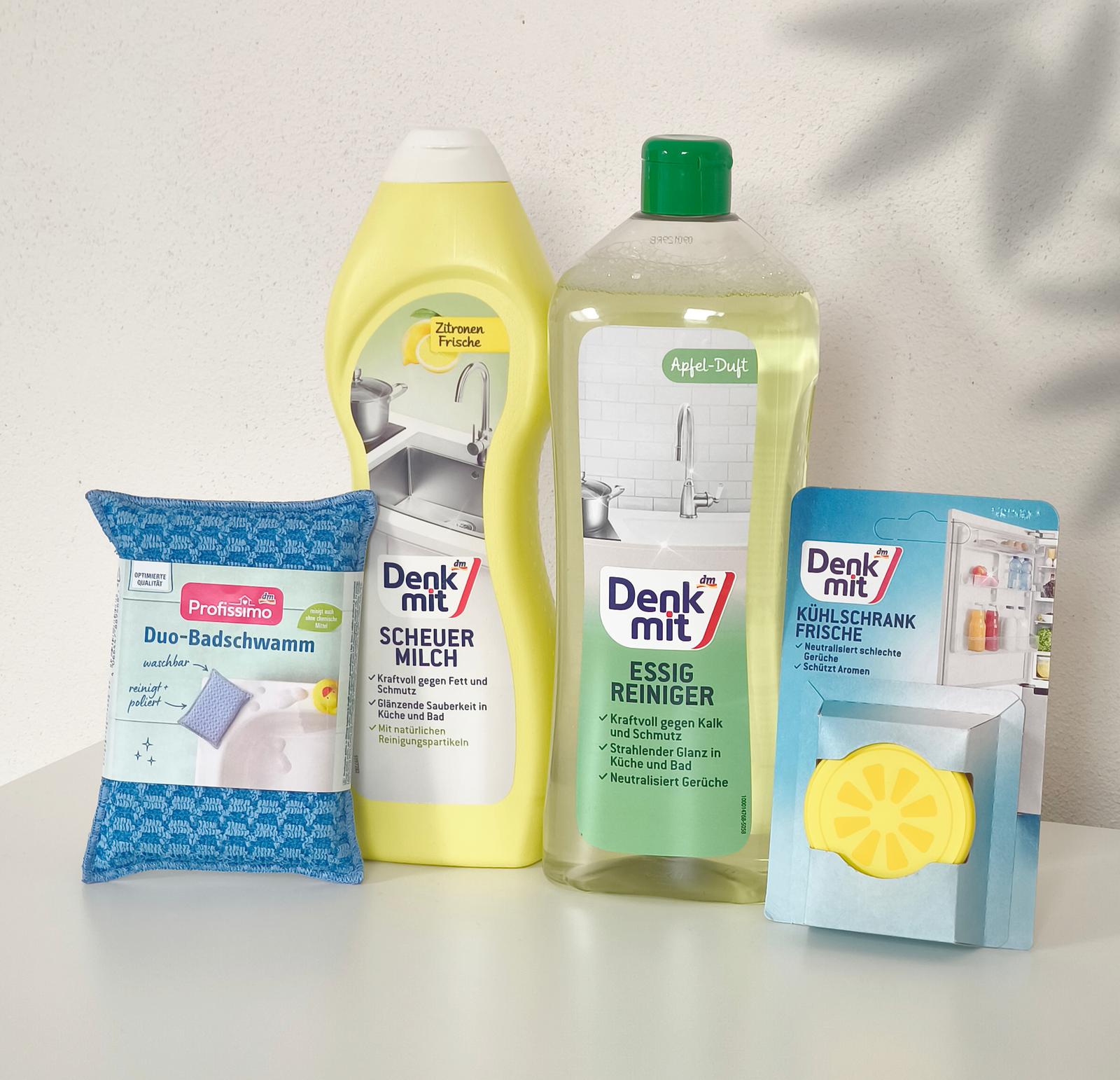 Recenzie Balíka čistiacich prostriedkov a pomôcok zn. Denkmit a zn. Profissimo