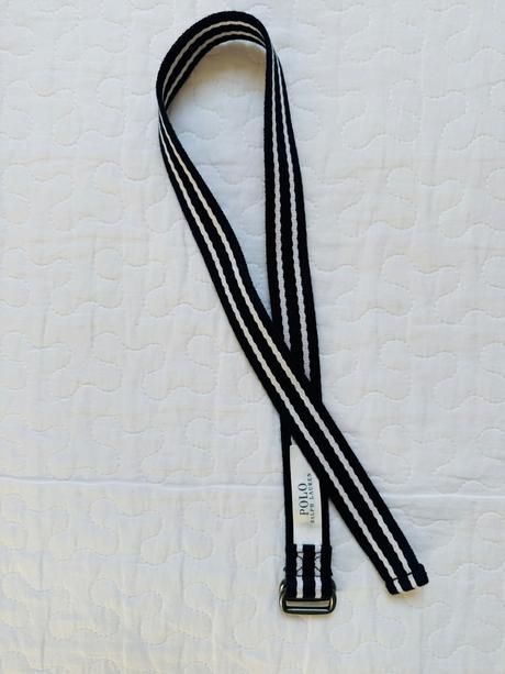 Opasok polo ralph lauren, bielomodry, 116, ralph lauren