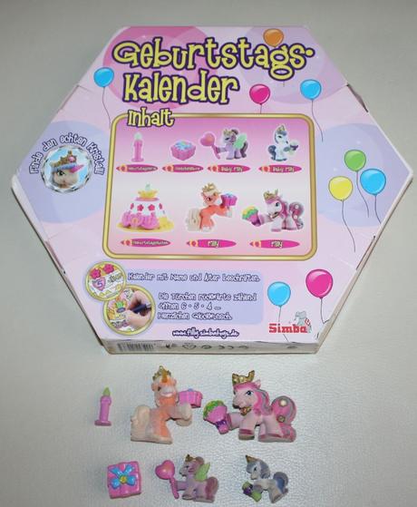 Filly kalendar na narodeniny, 7 ks, 