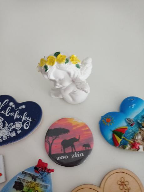 Magnetky, prívesok , anjelik, 