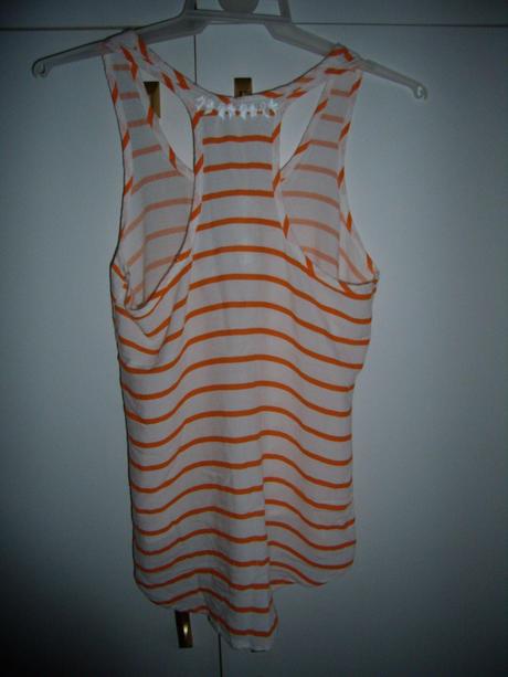 Tielko bielo oranžové, m