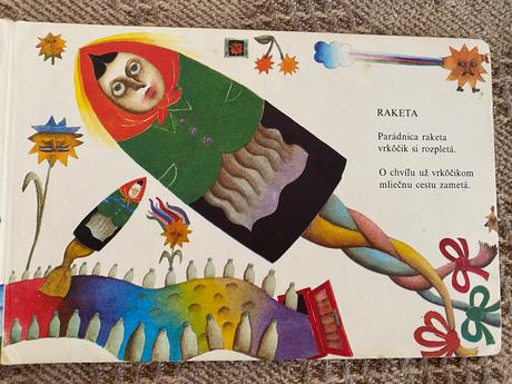 Retro staré leporelo všetko letí čo má krídla 1982,