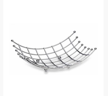 Misa na ovocie / chrómová (25 x 18 cm), 