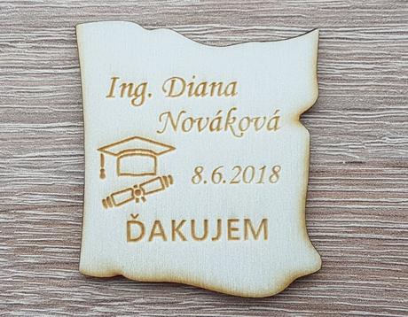 Magnetky na promócie 5x5cm,