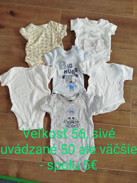 Oblečenie pre novorodenca, 50–62