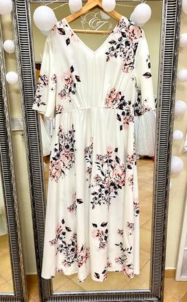 Dámske šaty s kvetinovým vzorom, l