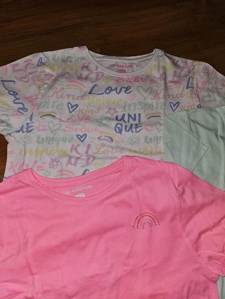 Sukňa a 3x tričko, 140–152