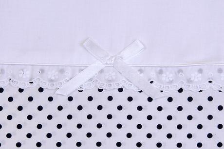 Posteľná sada 3 časťová bebelini sweety dotti whit, šírka (cm): 100,dĺžka (cm): 130