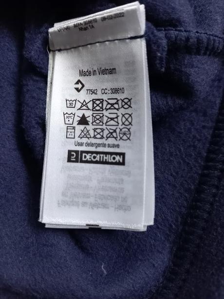 Flisové tričko - super stav, decathlon,128