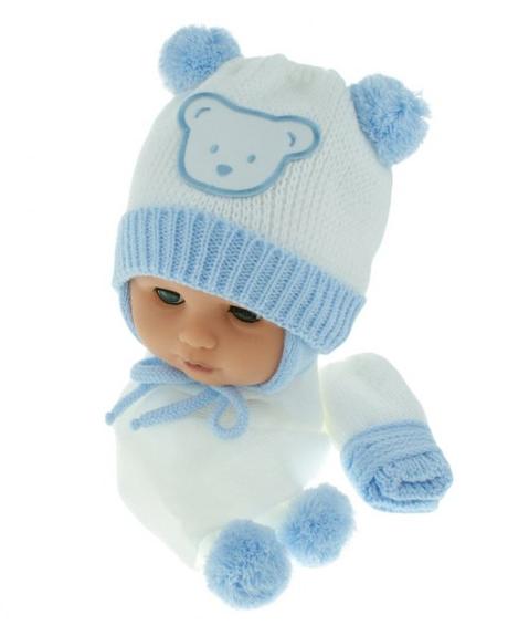 Čiapka,šal rukavičky 2-6mes.mix farieb, <50 / 50