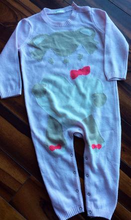 Benetton baby jemný svetrikovy overalik 384, benetton,86