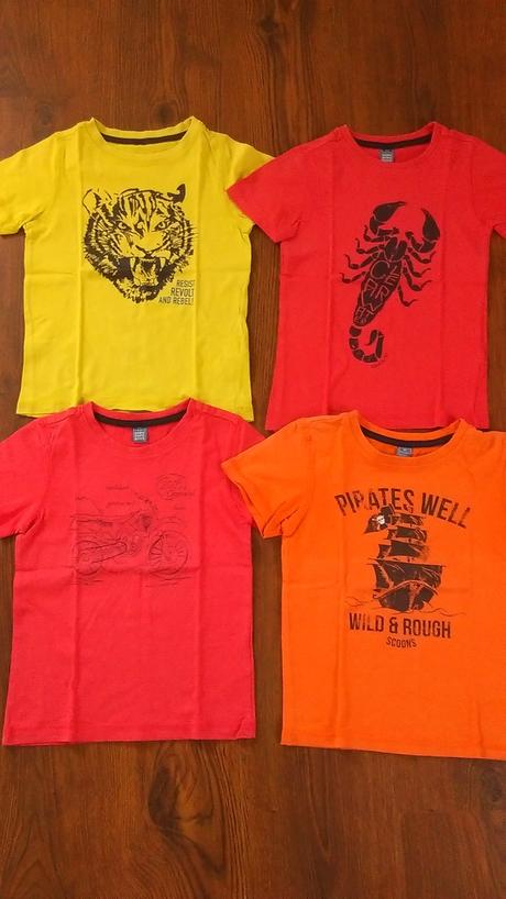 Jednofarebné tričká - 4 ks, dopodopo,110