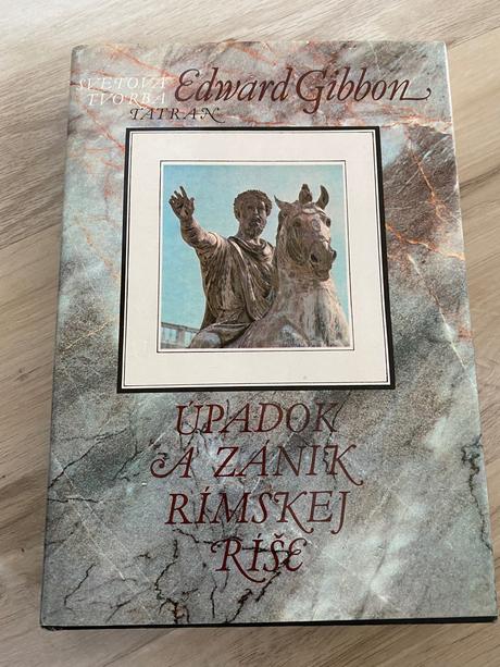 Nádherná historická kniha edward gibbon 1983,