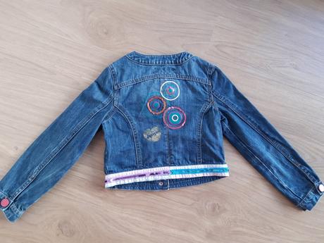 Rifľová bundička desigual, desigual,122