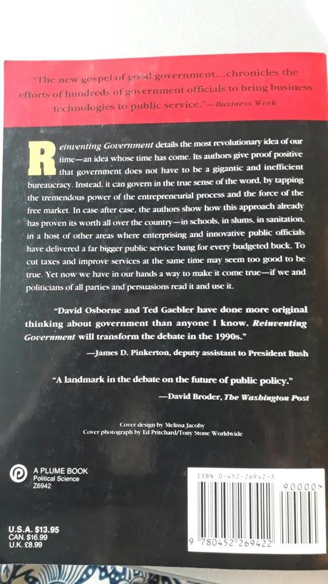 Reinventing government kniha, 