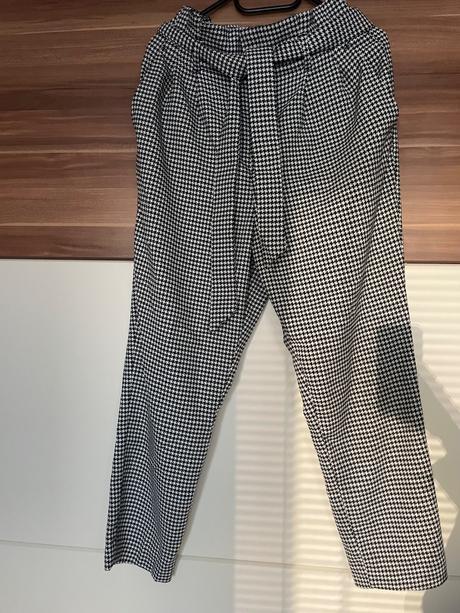 Nohavice kohutia stopa, h&m,m