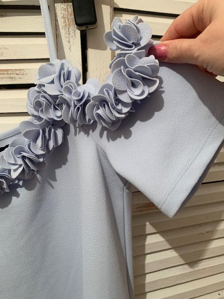 Letné šaty s aplikáciou kvetov, mohito,m