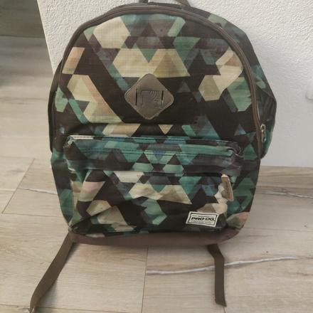 Školská taška zelena,