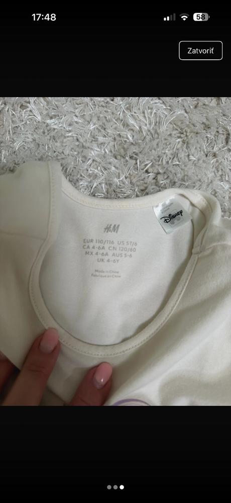 Saty frozen, h&m,110